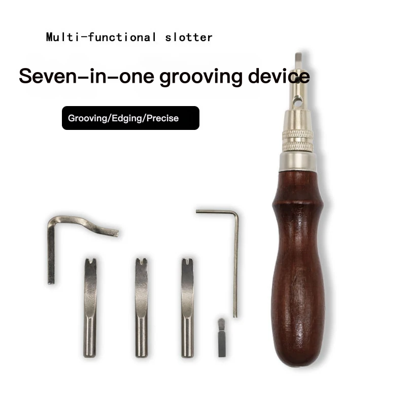 Leatherwork Edge Beveler - 7'si 1 Arada Çok Fonksiyonlu Deri