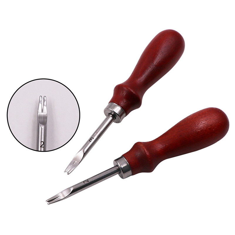 Leatherwork Edge Beveler - DIY Araçları 0.8/1.0/1.2/1.5mm Deri Kenar Beveler