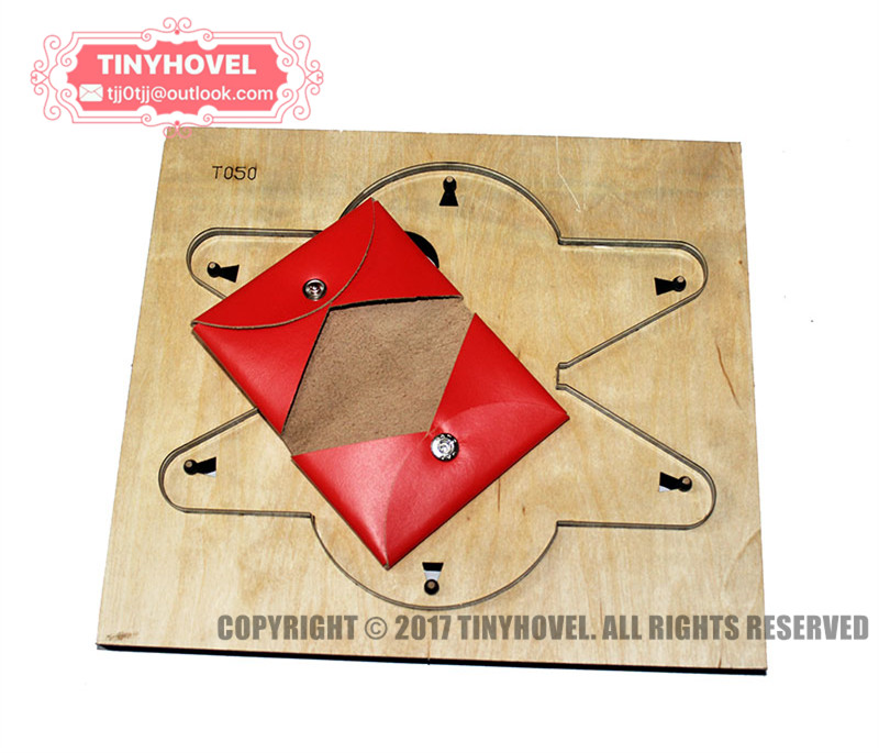 Leatherwork Machine - Kart klibi cüzdan kesme ölür, ahşap