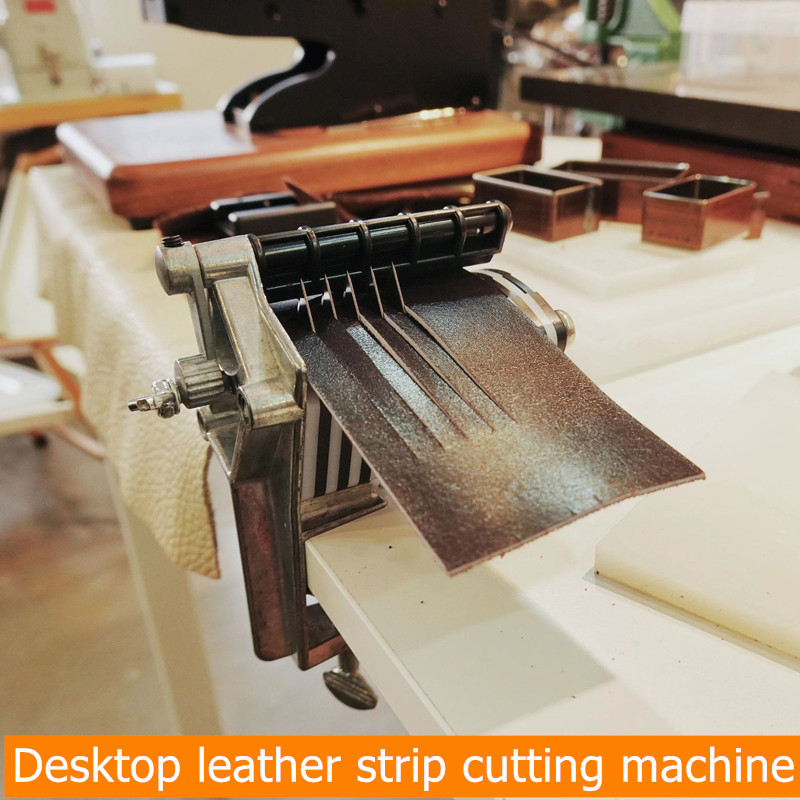 Leatherwork Machine - DIY Masaüstü Deri Şerit Kesme Makinesi,