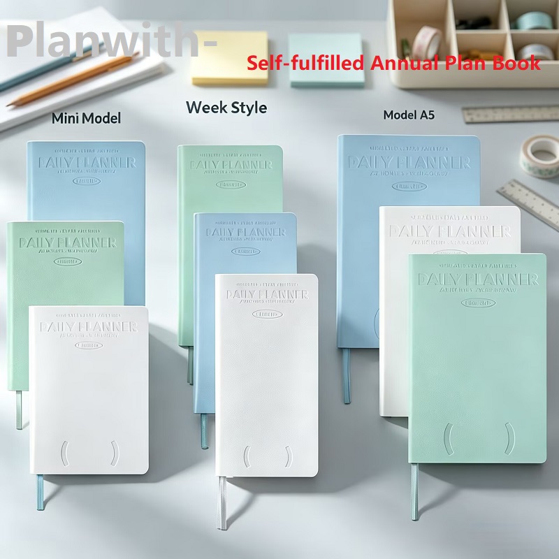 Leather Work Diary - Planwith Kendi Tarihli Yıllık Planlayıcı Defter