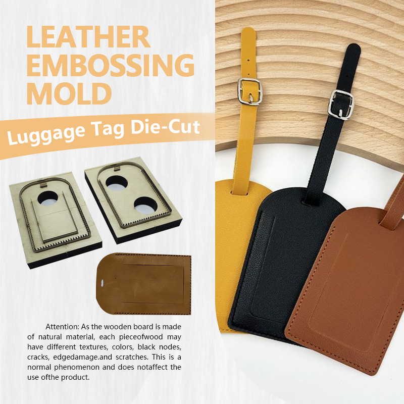Leatherwork Knives - Deri Bagaj Etiketi Seti 2'li Set,