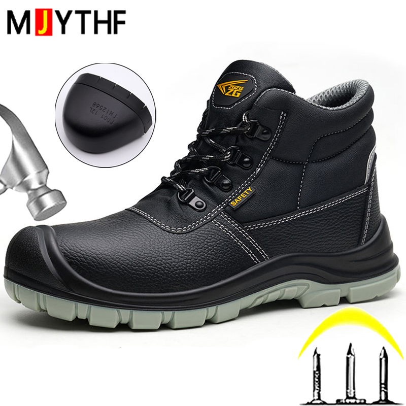 Leather Work Fabric - S3 Standart İş Güvenlik Ayakkabıları Erkekler
