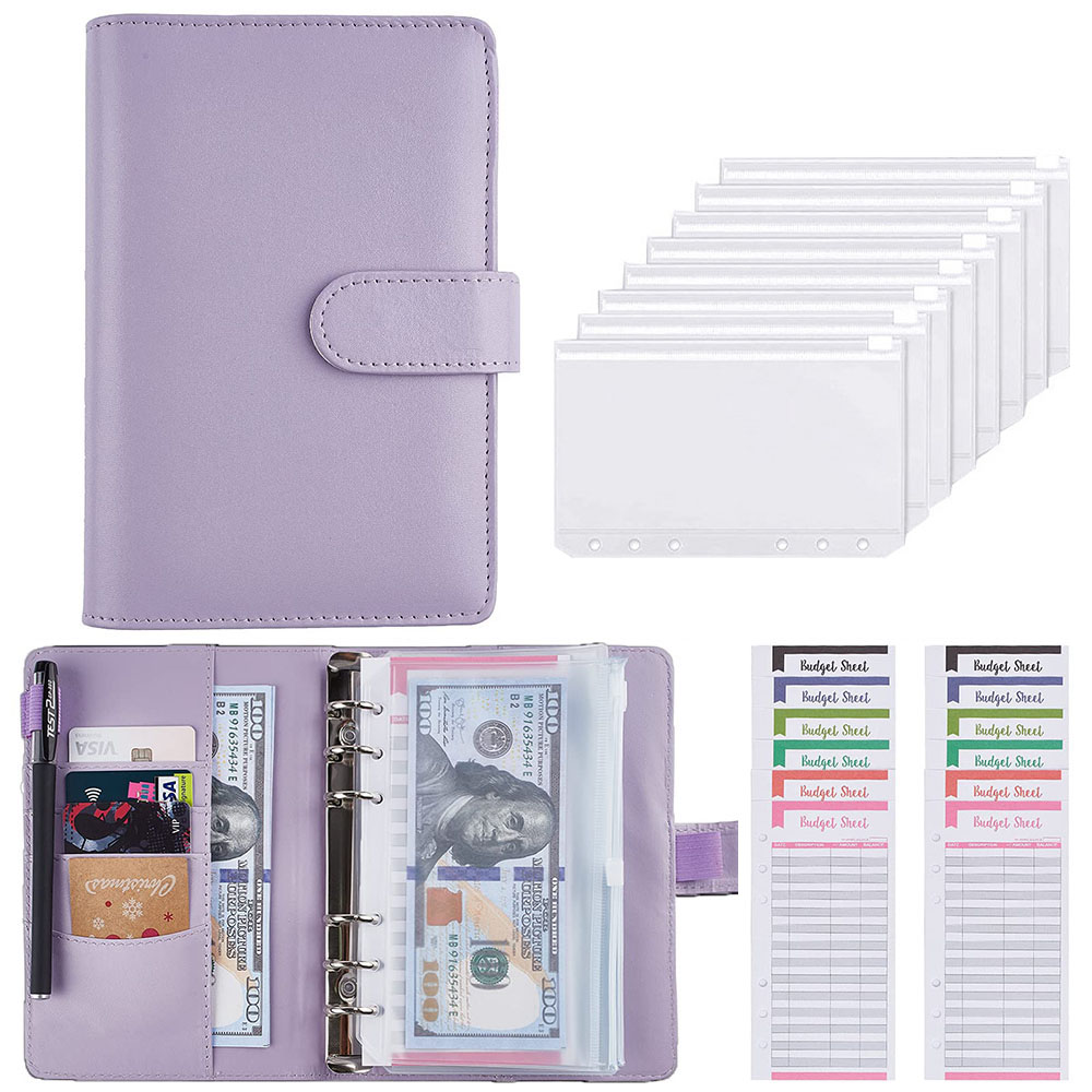 Leather Work Diary - 2024 A6 PU Deri Bütçe Bağlayıcı