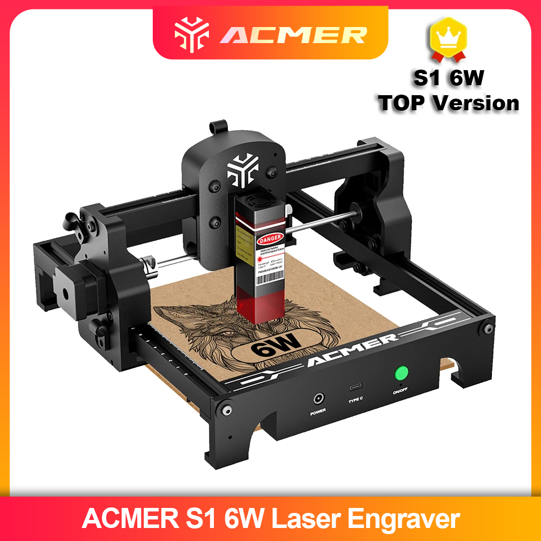 Leatherwork Machine - ACMER S1 2.5/3.5/6W Lazer Gravür Makinesi