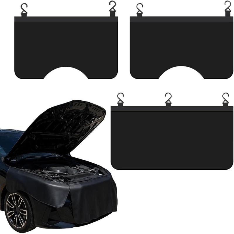 Leather Work For Car - Manyetik Otomotiv Çalışma Matı 3 Parça