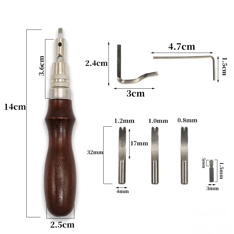 7'si 1 Arada Çok Fonksiyonlu D - Leatherwork Edge Beveler incelemesi ve fiyatı