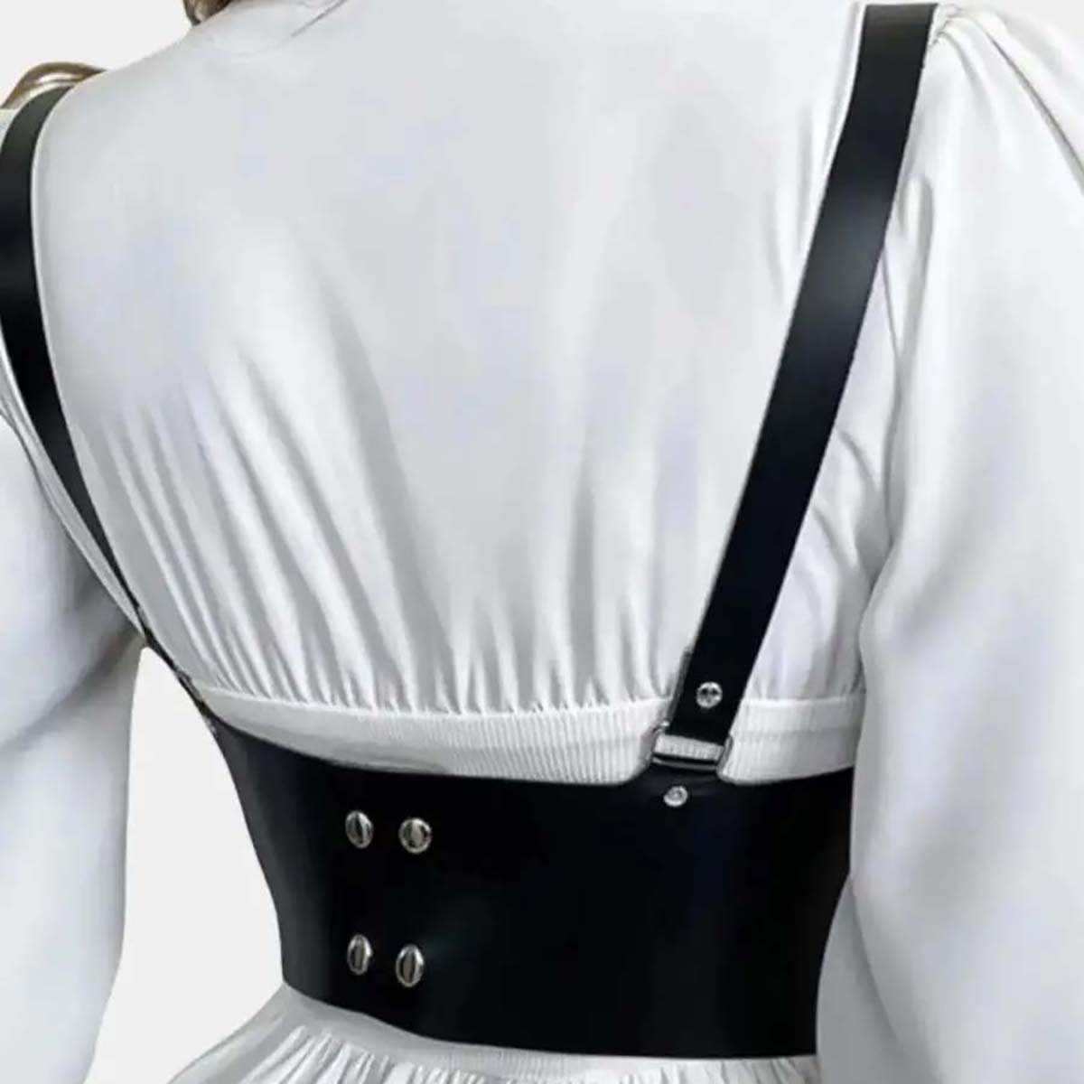 Kadın Moda Kemer Punk Bel-Omuz - Leather Work Harness incelemesi ve fiyatı