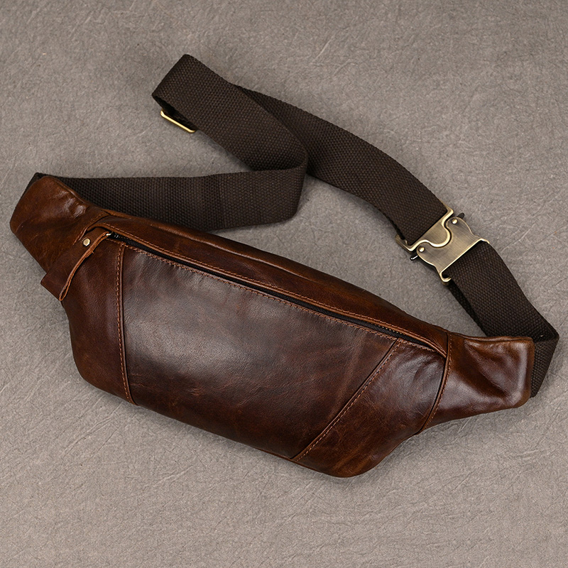 Erkek Deri Göğüs Çanta Crossbo - Leatherwork Fasteners incelemesi ve fiyatı