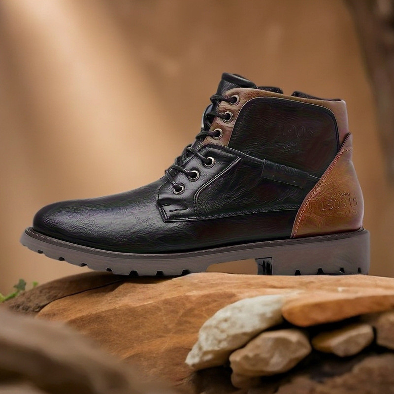 Deri erkek yarım çizmeler artı - Leather Work Fabric incelemesi ve fiyatı