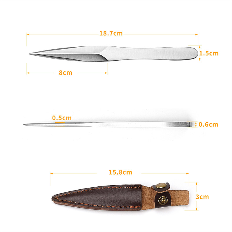 Deri Kılıflı Paslanmaz Çelik Ç - Leatherwork Knives incelemesi ve fiyatı