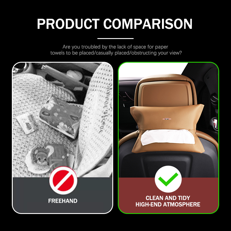 MINI Araba Kağıt Havlu Kutusu  - Leather Work For Car incelemesi ve fiyatı