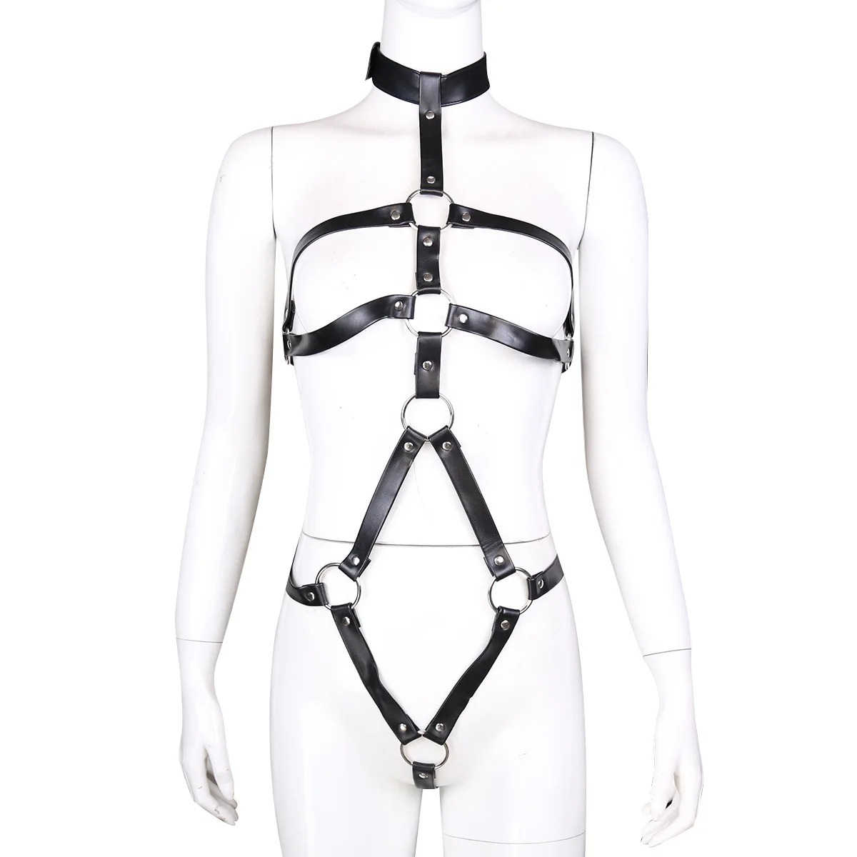 BDSM esaret kadın jartiyer Set - Leather Work Harness incelemesi ve fiyatı