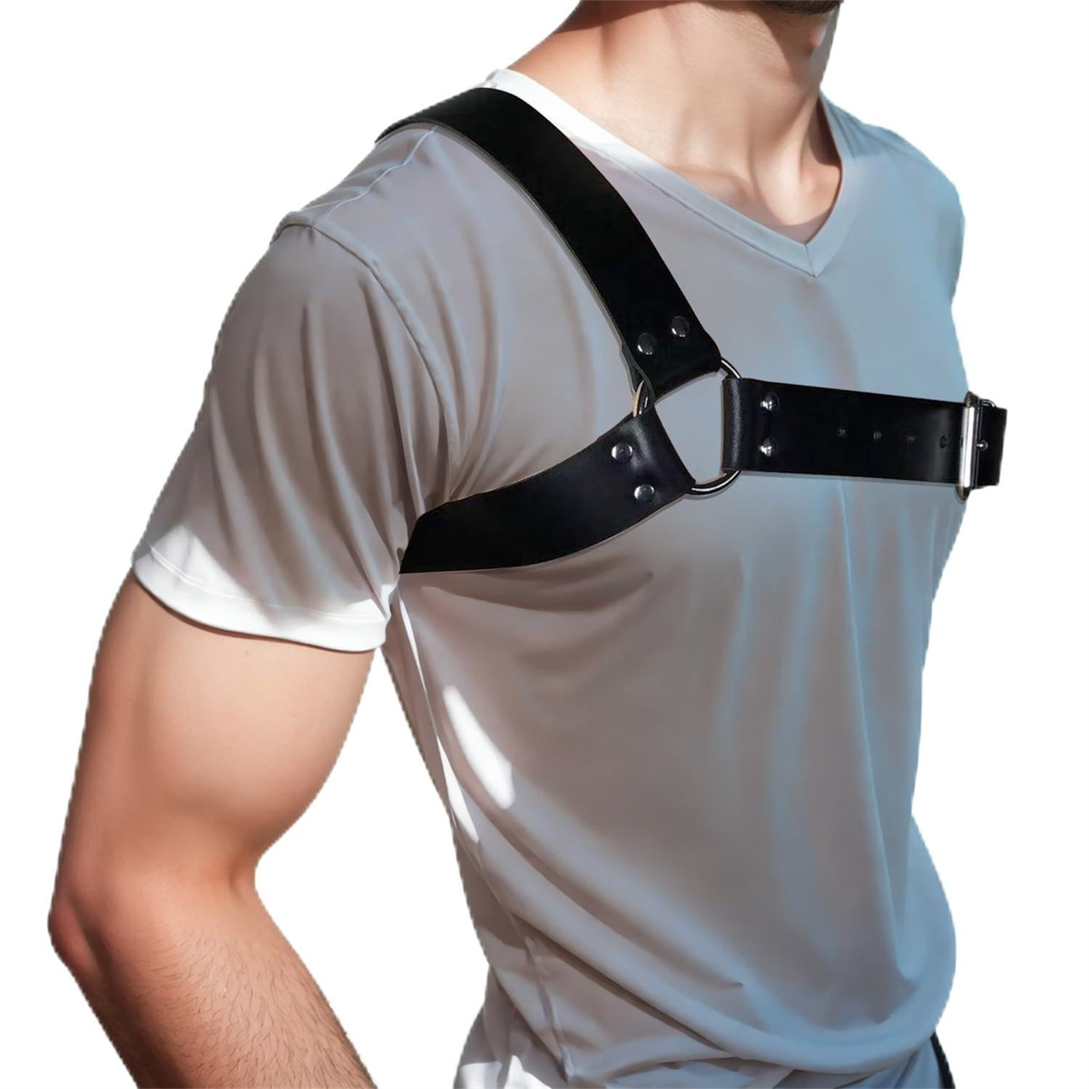 Gotik Erkek Deri Askılı Kemer  - Leather Work Harness incelemesi ve fiyatı
