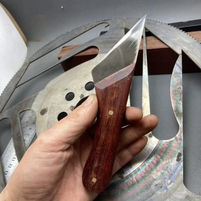 17CM Toz Çelik Ahşap Saplı Der - Leatherwork Knives incelemesi ve fiyatı