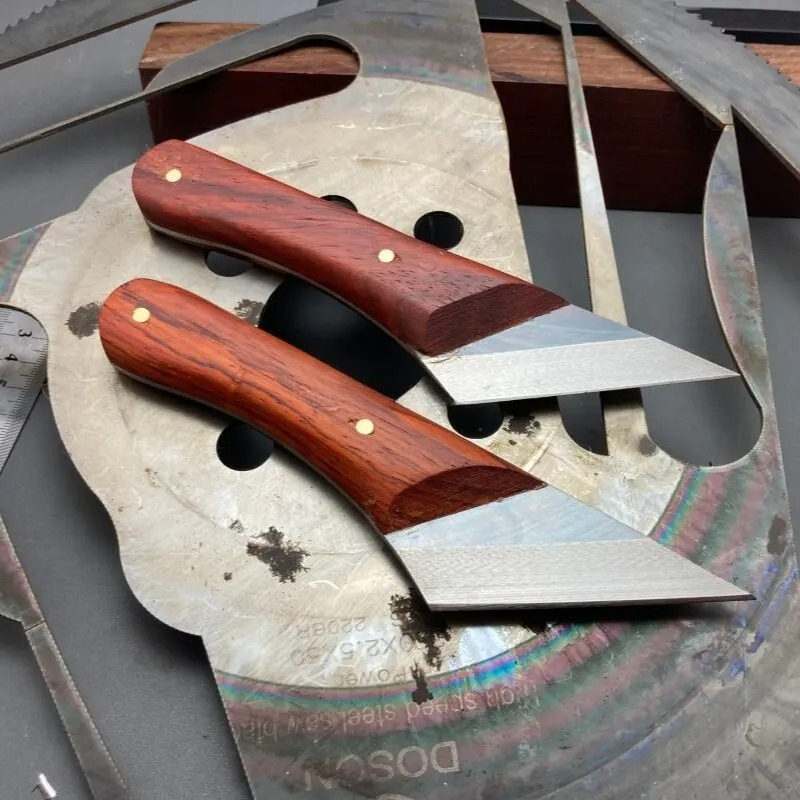 17CM Toz Çelik Ahşap Saplı Der - Leatherwork Knives incelemesi ve fiyatı