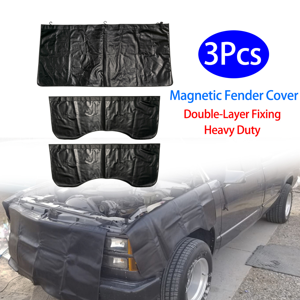 3 adet/takım manyetik çamurluk - Leather Work For Car incelemesi ve fiyatı