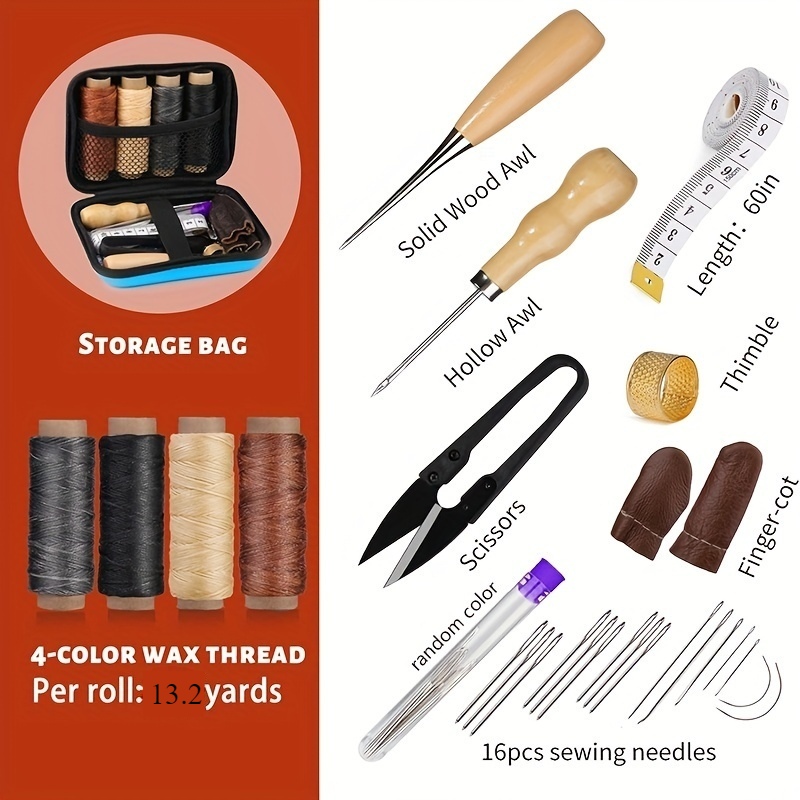 Deri Dikiş Seti, Büyük Gözlü İ - Leatherwork Thread incelemesi ve fiyatı