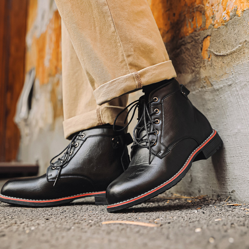 Lüks Retro Yüksek Erkek Deri A - Leather Work Fabric incelemesi ve fiyatı