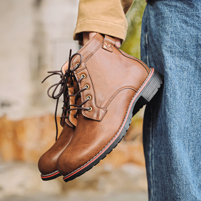Lüks Retro Yüksek Erkek Deri A - Leather Work Fabric incelemesi ve fiyatı