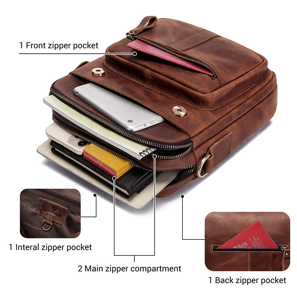 HUMERPAUL Hakiki Deri erkek om - Leatherwork Fasteners incelemesi ve fiyatı