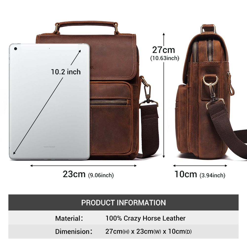 HUMERPAUL Hakiki Deri erkek om - Leatherwork Fasteners incelemesi ve fiyatı