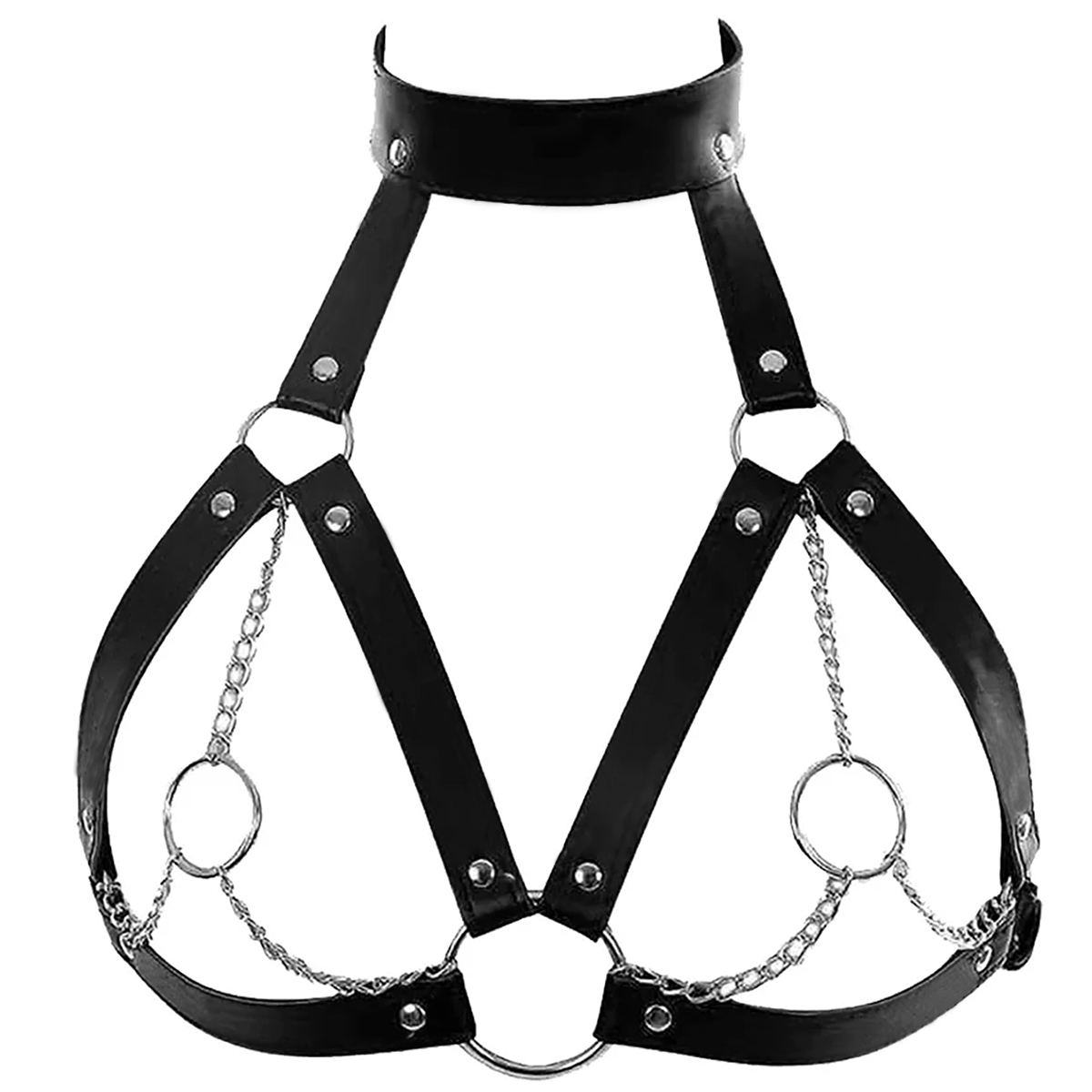 Kadın moda demeti kemer göğüs  - Leather Work Harness incelemesi ve fiyatı
