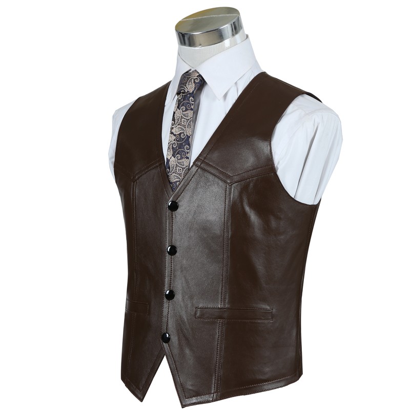 Hakiki Deri Koyun Derisi Yelek - Leather Work Vest For Men incelemesi ve fiyatı